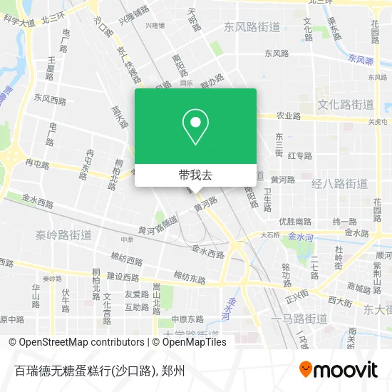 百瑞德无糖蛋糕行(沙口路)地图