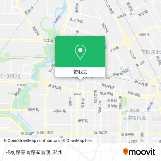 棉纺路秦岭路家属院地图
