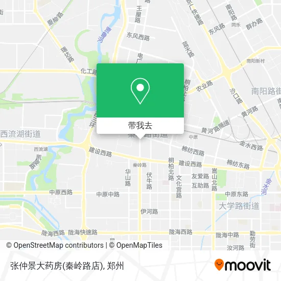 张仲景大药房(秦岭路店)地图