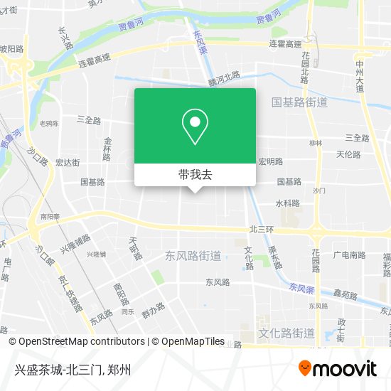 兴盛茶城-北三门地图