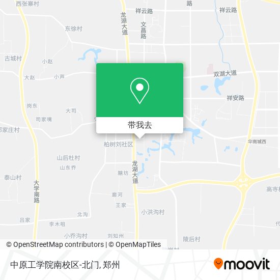 中原工学院南校区-北门地图