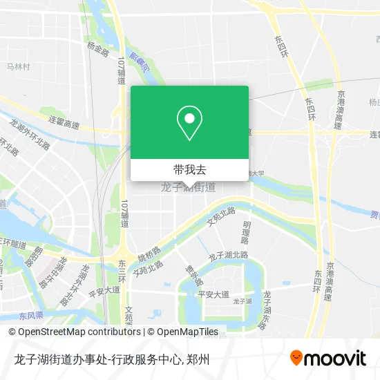 龙子湖街道办事处-行政服务中心地图