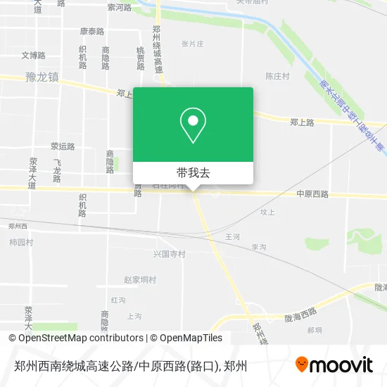 郑州西南绕城高速公路/中原西路(路口)地图