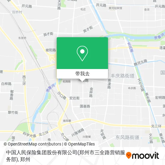 中国人民保险集团股份有限公司(郑州市三全路营销服务部)地图