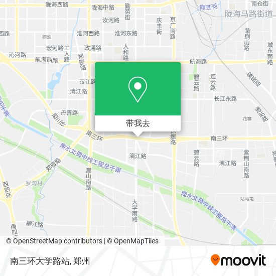 南三环大学路站地图