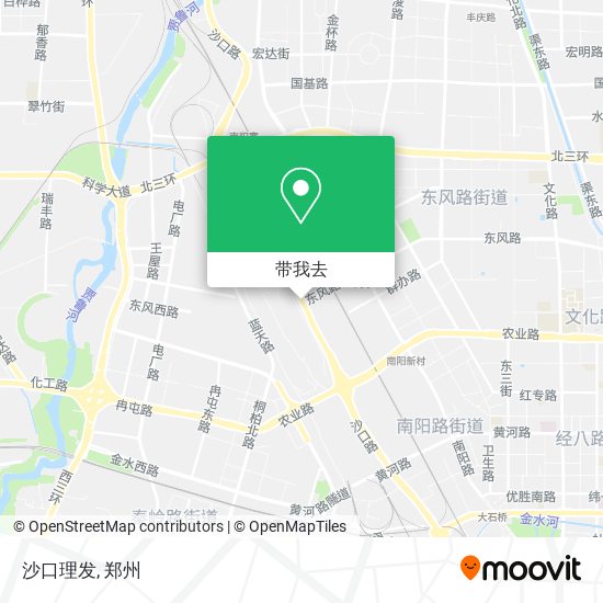 沙口理发地图