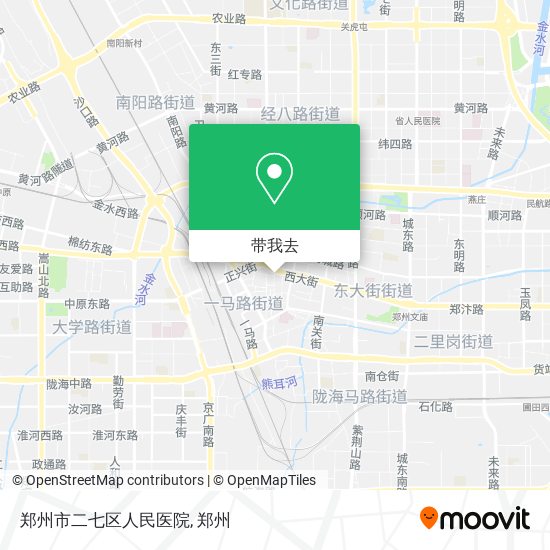 郑州市二七区人民医院地图