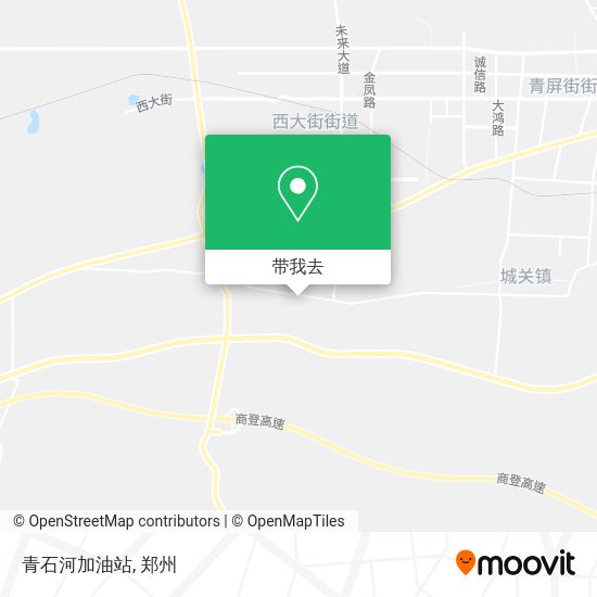 青石河加油站地图