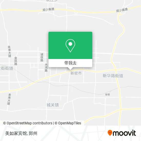 美如家宾馆地图