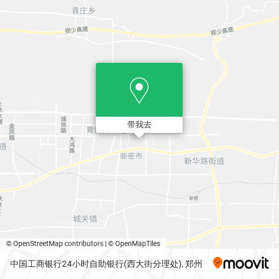 中国工商银行24小时自助银行(西大街分理处)地图