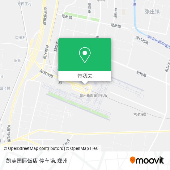 凯芙国际饭店-停车场地图