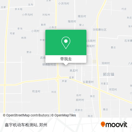 鑫宇机动车检测站地图