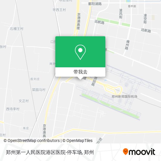 郑州第一人民医院港区医院-停车场地图
