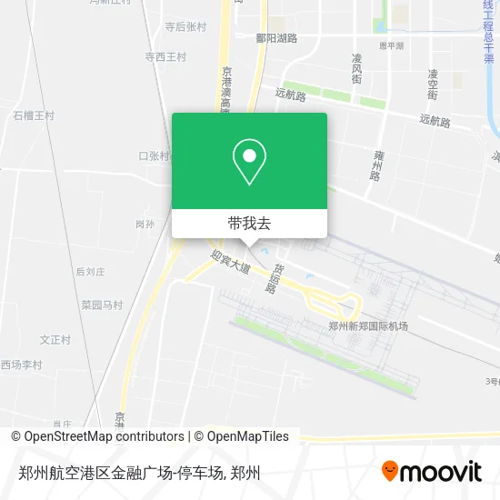 郑州航空港区金融广场-停车场地图