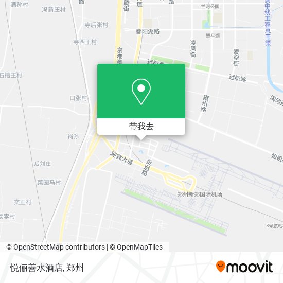 悦俪善水酒店地图