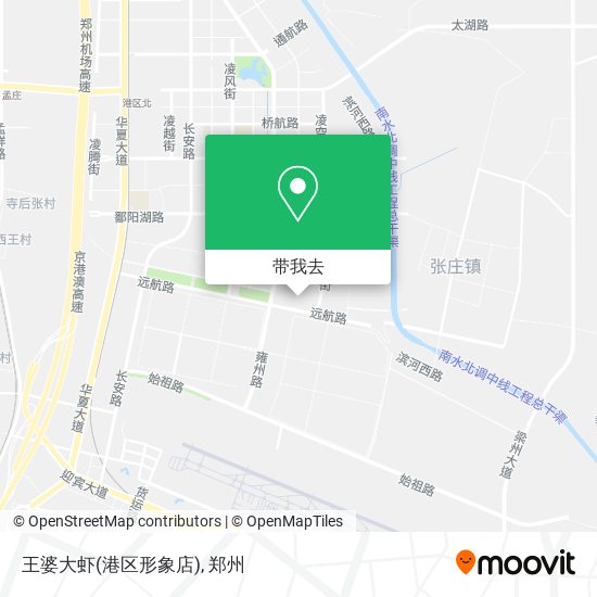 王婆大虾(港区形象店)地图