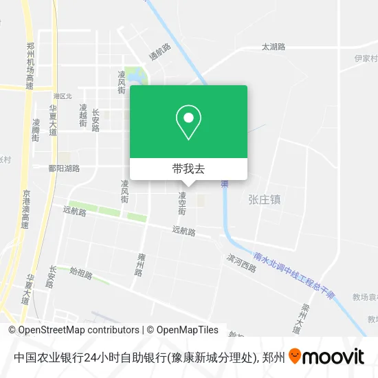 中国农业银行24小时自助银行(豫康新城分理处)地图