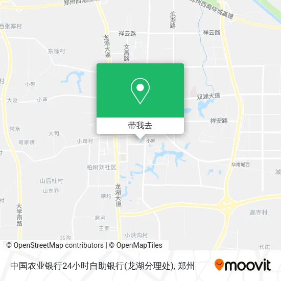 中国农业银行24小时自助银行(龙湖分理处)地图