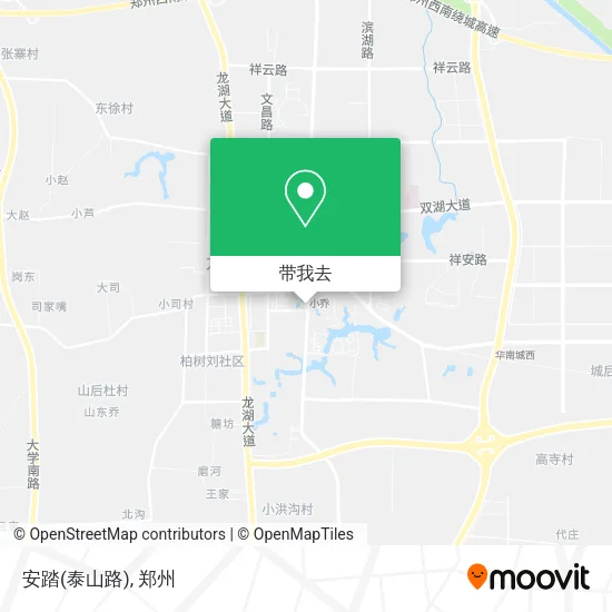 安踏(泰山路)地图