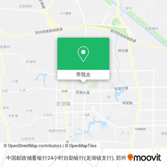 中国邮政储蓄银行24小时自助银行(龙湖镇支行)地图