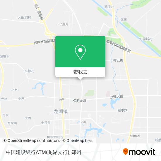 中国建设银行ATM(龙湖支行)地图