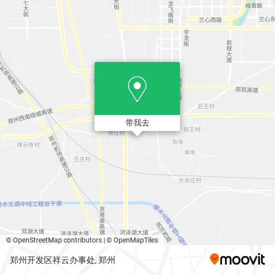 郑州开发区祥云办事处地图
