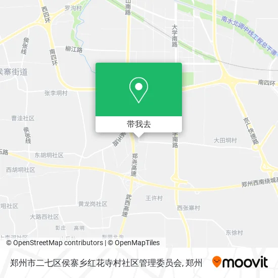 郑州市二七区侯寨乡红花寺村社区管理委员会地图