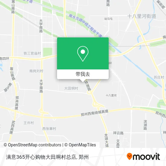 满意365开心购物大田垌村总店地图