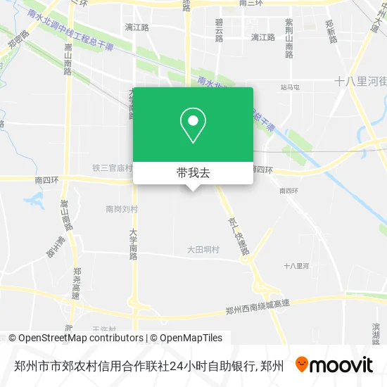 郑州市市郊农村信用合作联社24小时自助银行地图