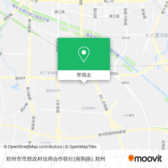 郑州市市郊农村信用合作联社(南荆路)地图