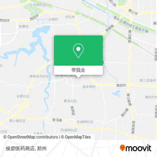侯砦医药商店地图