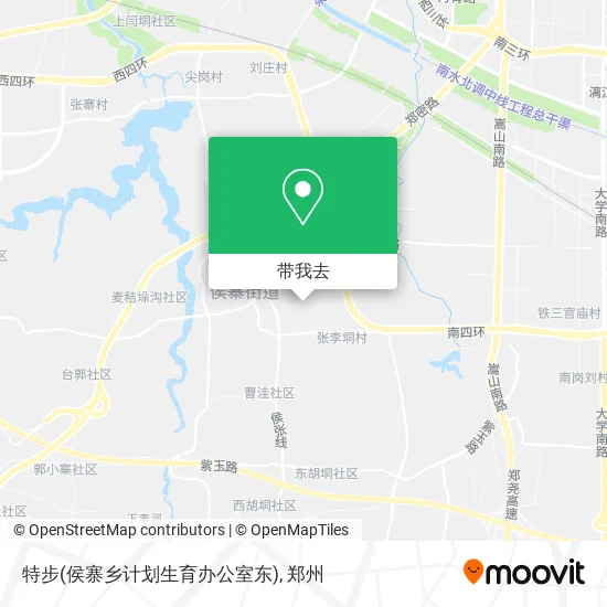 特步(侯寨乡计划生育办公室东)地图