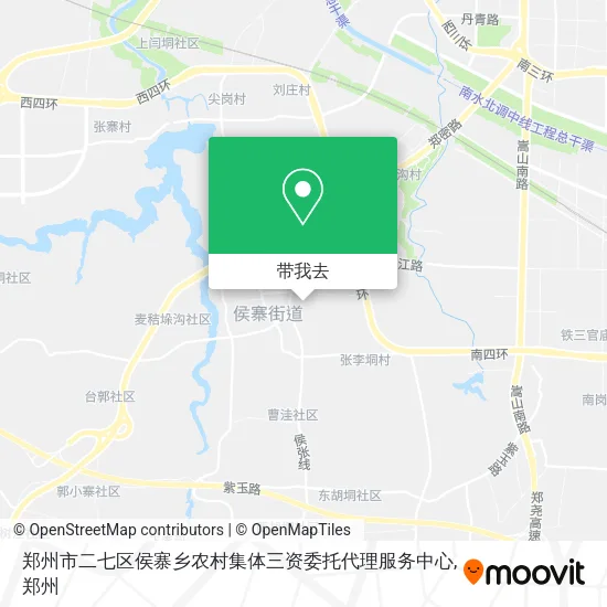 郑州市二七区侯寨乡农村集体三资委托代理服务中心地图
