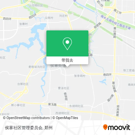 侯寨社区管理委员会地图