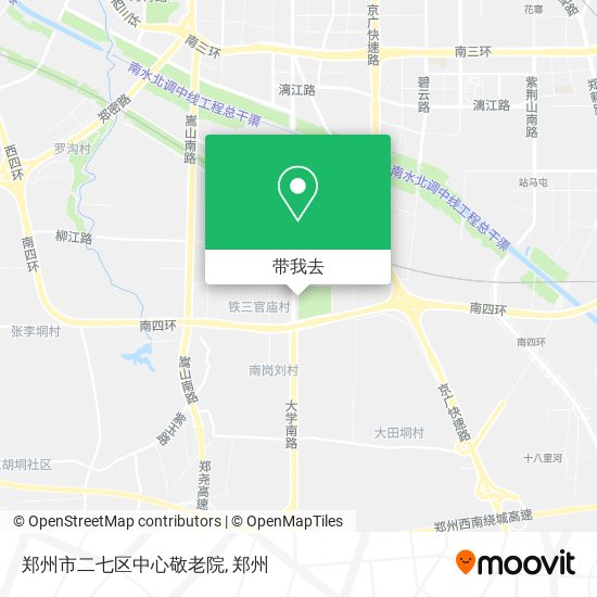 郑州市二七区中心敬老院地图