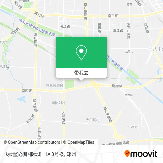 绿地滨湖国际城一区3号楼地图