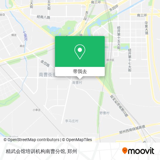 精武会馆培训机构南曹分馆地图