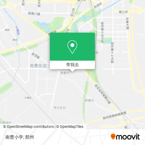 南曹小学地图