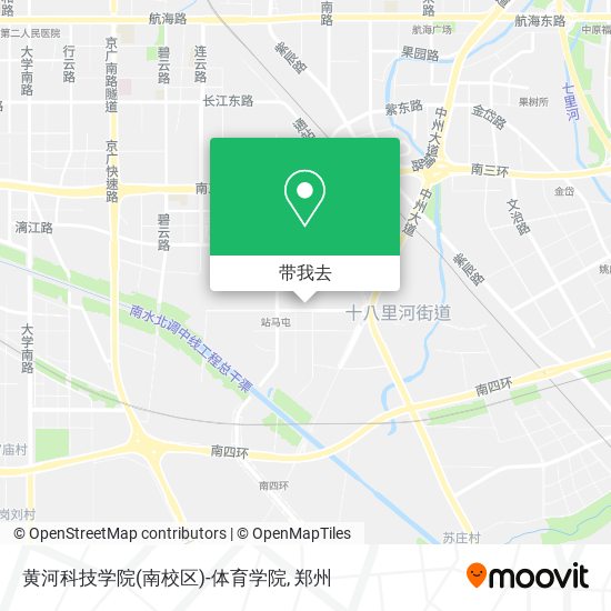 黄河科技学院(南校区)-体育学院地图