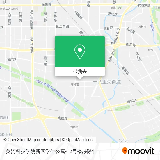 黄河科技学院新区学生公寓-12号楼地图