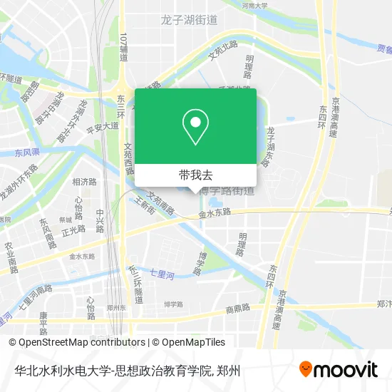 华北水利水电大学-思想政治教育学院地图