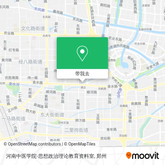 河南中医学院-思想政治理论教育资料室地图