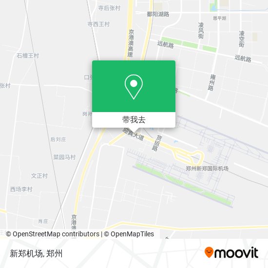新郑机场地图