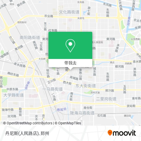 丹尼斯(人民路店)地图