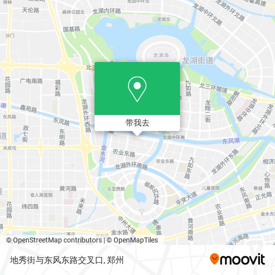 地秀街与东风东路交叉口地图