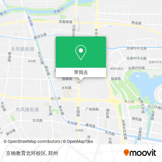 京翰教育北环校区地图