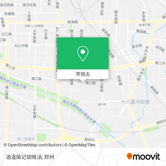 逍遥陈记胡辣汤地图