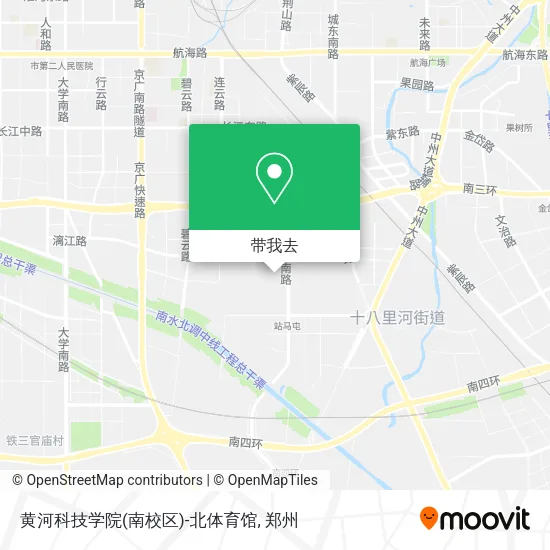 黄河科技学院(南校区)-北体育馆地图