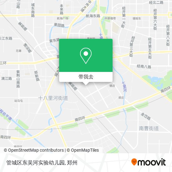 管城区东吴河实验幼儿园地图