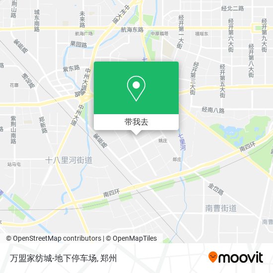 万盟家纺城-地下停车场地图